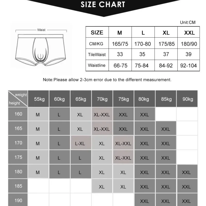 Men Underwear Boxers with pocket Cotton Blend Sexy Shorts Male Comfortable Mid-rise Underpants Mens High Quality Panties Homme