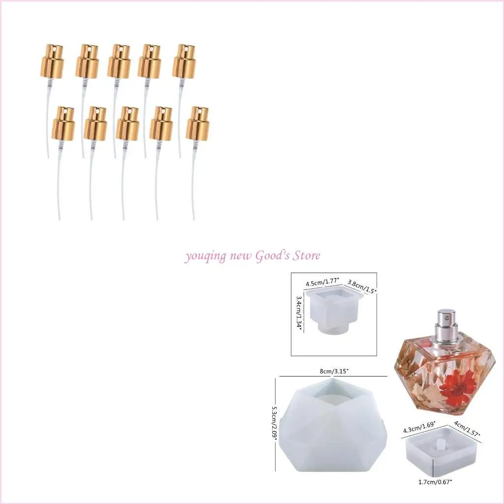 

57QA 3 шт., DIY контейнер для хранения ювелирных изделий, силиконовые формы, формы для литья бутылок, банки для хранения, формы