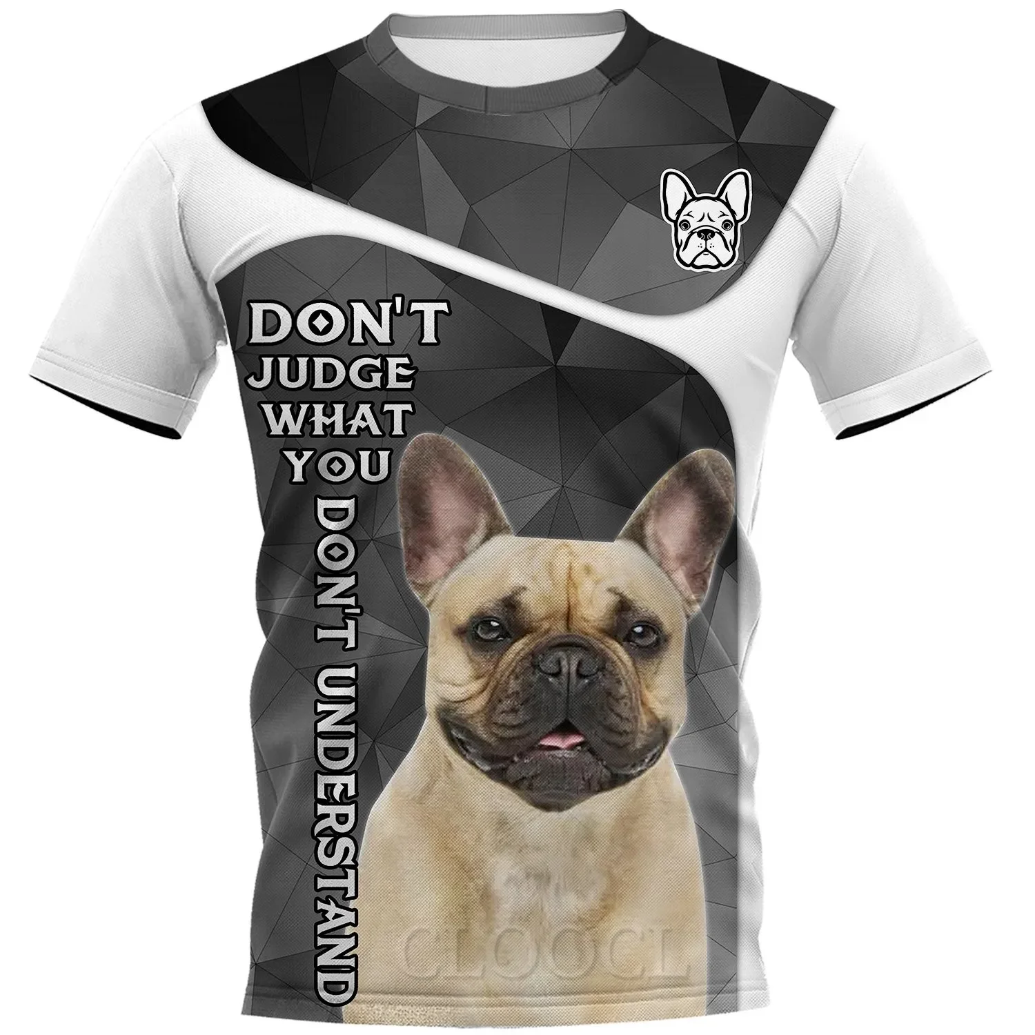 HX Leonberger T-shirts 3D Graphic Don't Judge Animals Tops Pets Dog Pullovers Casual Sweatshirts Men Clothing Dropshipping