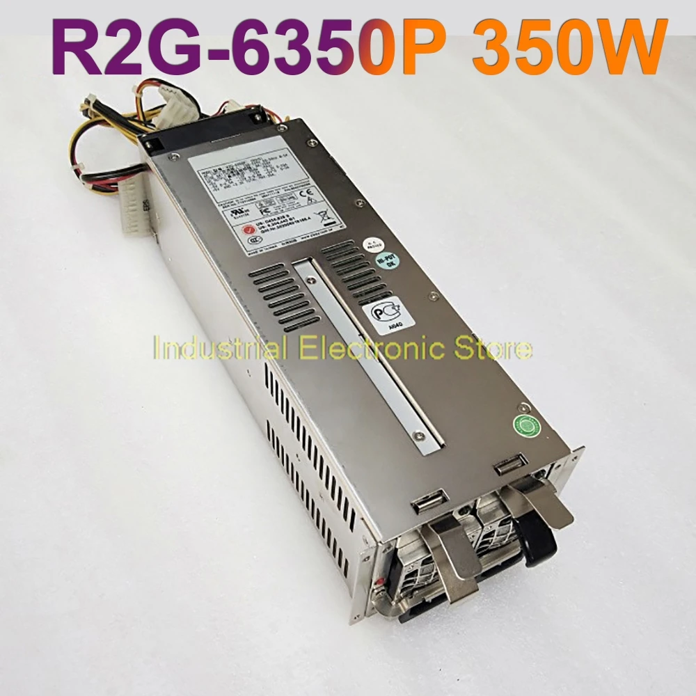 For ZIPPY 1+1 Dual Redundant Power Supply Firewall Server Power Supply R2G-6350P 350W