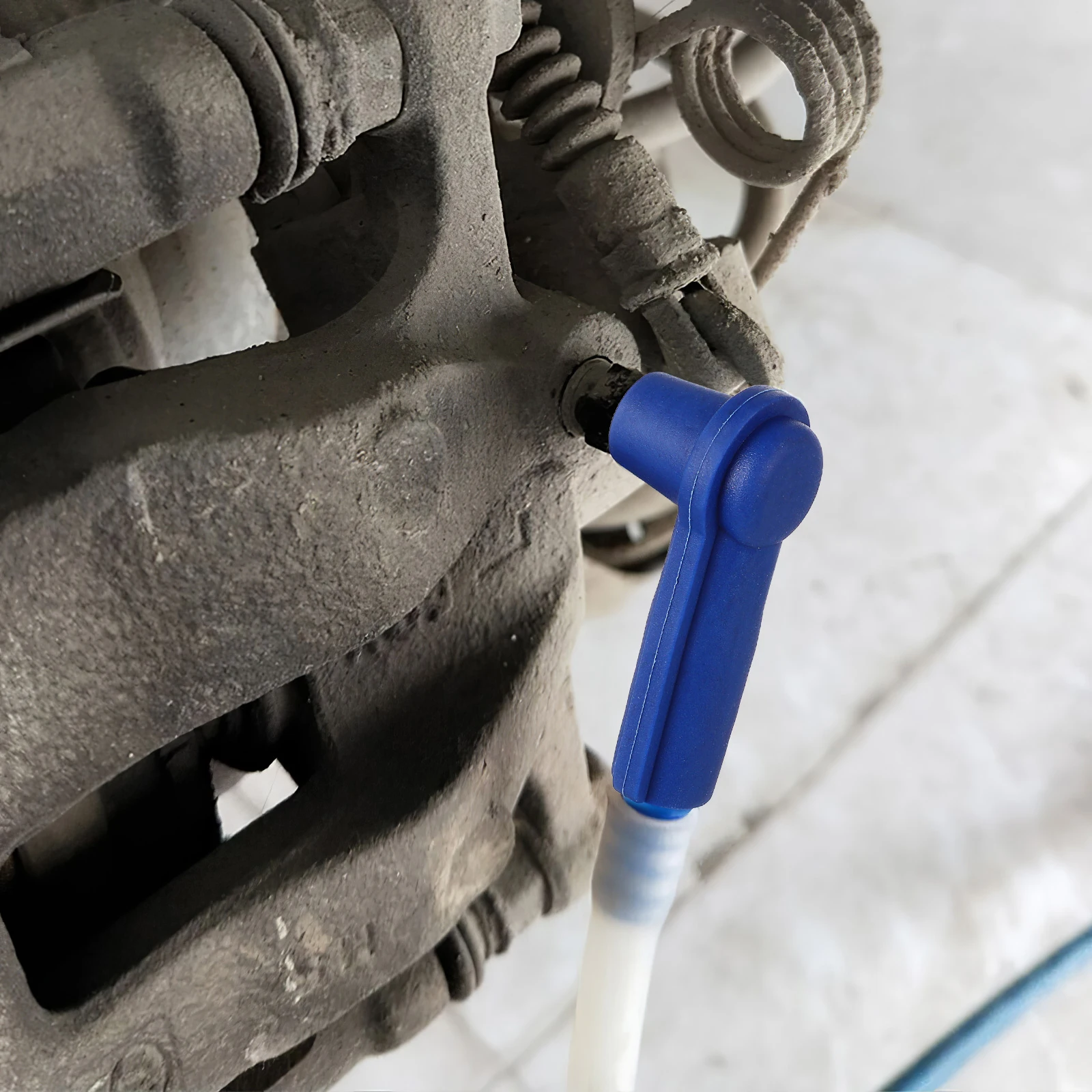

5 pcs Brake Fluid Changer Tool Blue ABS Material Oil Exchange Connector for Car Truck Construction Vehicles Accessories