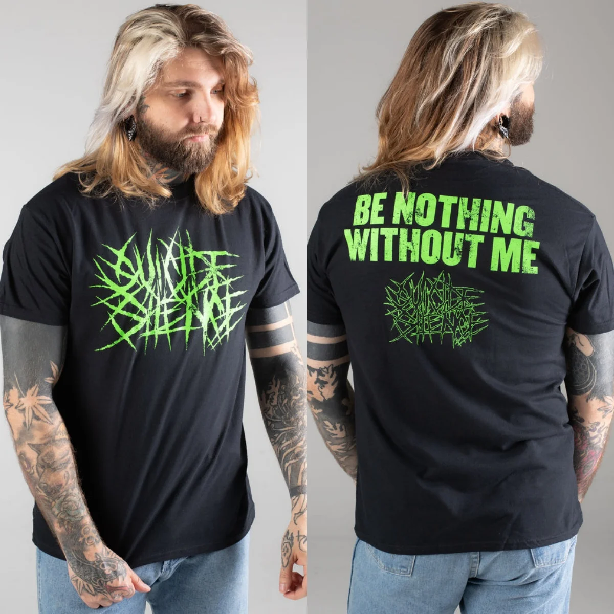 Fit Suicide Silence Graphic Cotton T-shirt Unisex Summer Short Sleeve Fashion Brand Tee Luxury Casual Vintage Tees view 4
