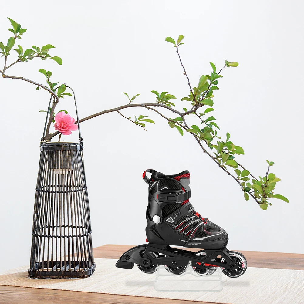 

1Pair Roller Skates Display Stand Versatile and Long-Lasting for Shop Counter Arrangement PVC Roller Skates Holder