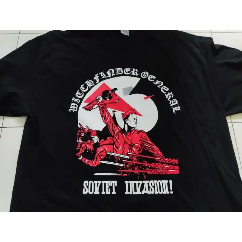 Witchfinder General Soviet Invasion T Shirt Cotton All Size Vn1886