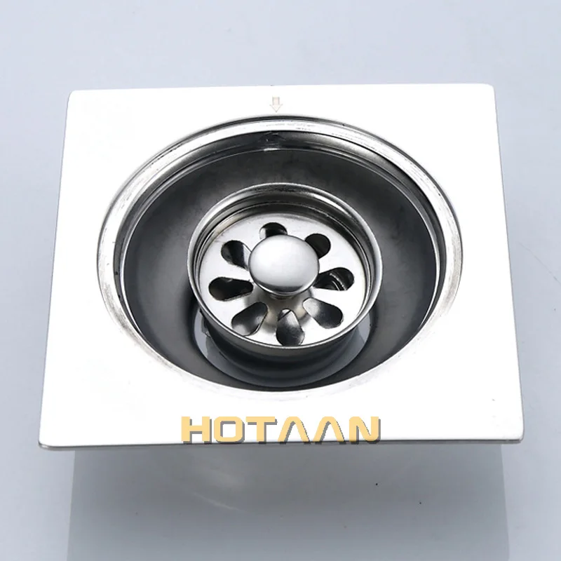 Shower Drain Thick SUS 304# 12cm Stainless Steel Floor Drain Ordinary Bathroom Toilet Kitchen Balcony Dedicated To prevent odor