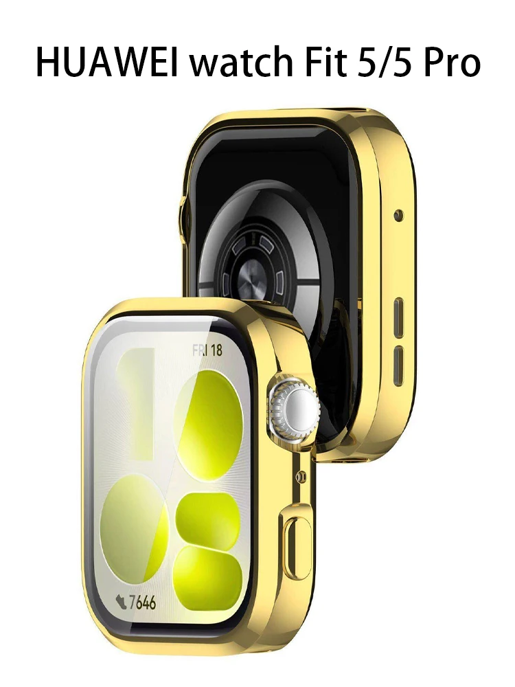 Screen Protector For HUAWEI watch fit 5/5 Pro/4 All-Around TPU Protective Bumper Frame Cover huawei watch fit 5 Case Accessories