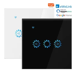 Wireless Remote Control Smart WiFi Led Dimmer Light Wall Switch EU UK Standard Tuya eWeLink App Control