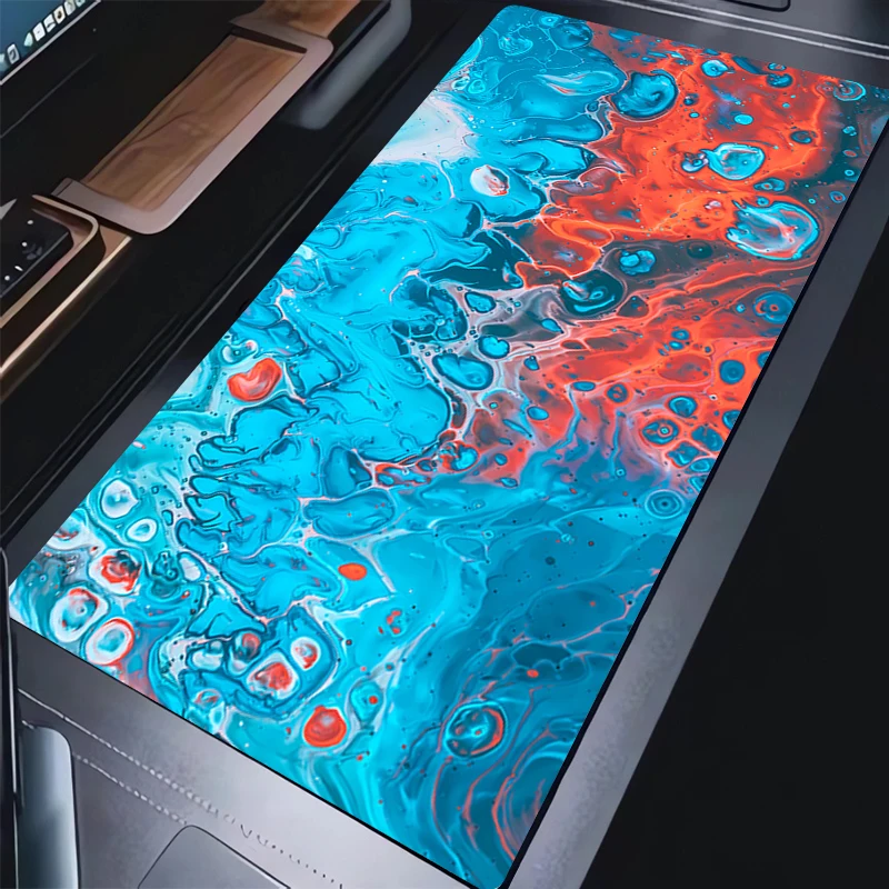 Podkładka pod mysz Strata Liquid Computer Speed typu dywanik dla graczy e-sportowych Laptop Senior Keyboard Mousepad HD Office Desk Mat