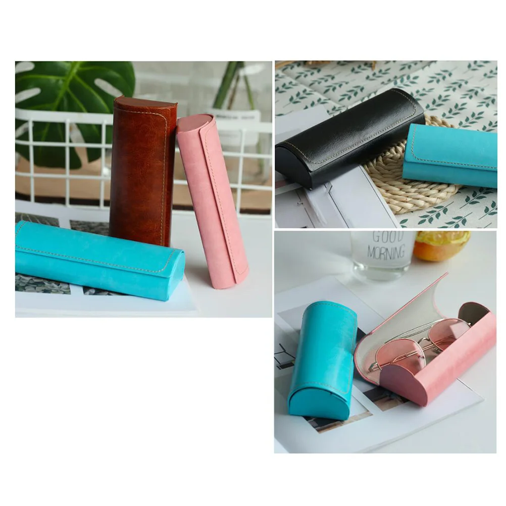 

1Pcs Sunglasses Box Blue Durable Portable Protective Eyeglasses Case Travel Glasses Protector Sunglasses Box Eyeglass Protector