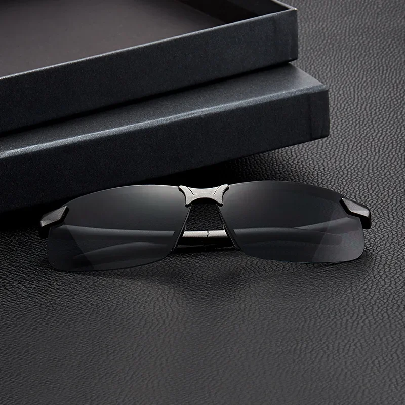 Yellow High-end Night Vision Driving Glasses Polarized UV400 Sunglasses New Fashion Night Vision Anti-glare Sun Glasses