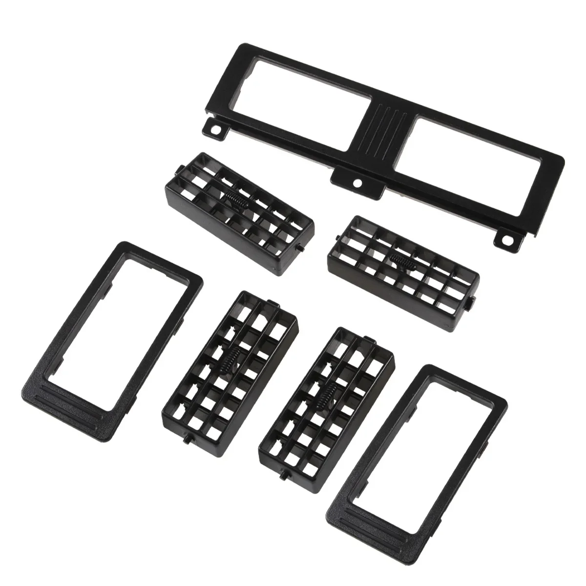 Dashboard AC Air Condition Heater Vent Grille Outlet Panel Louver Set For Nissan Navara D21 Hardbody Pickup 1986-1997 Auto Parts