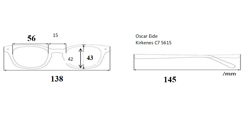 High Quality Danish Eyewear Brand Pure Titanium Dual Color Black & Gold Hinged Temple  frame