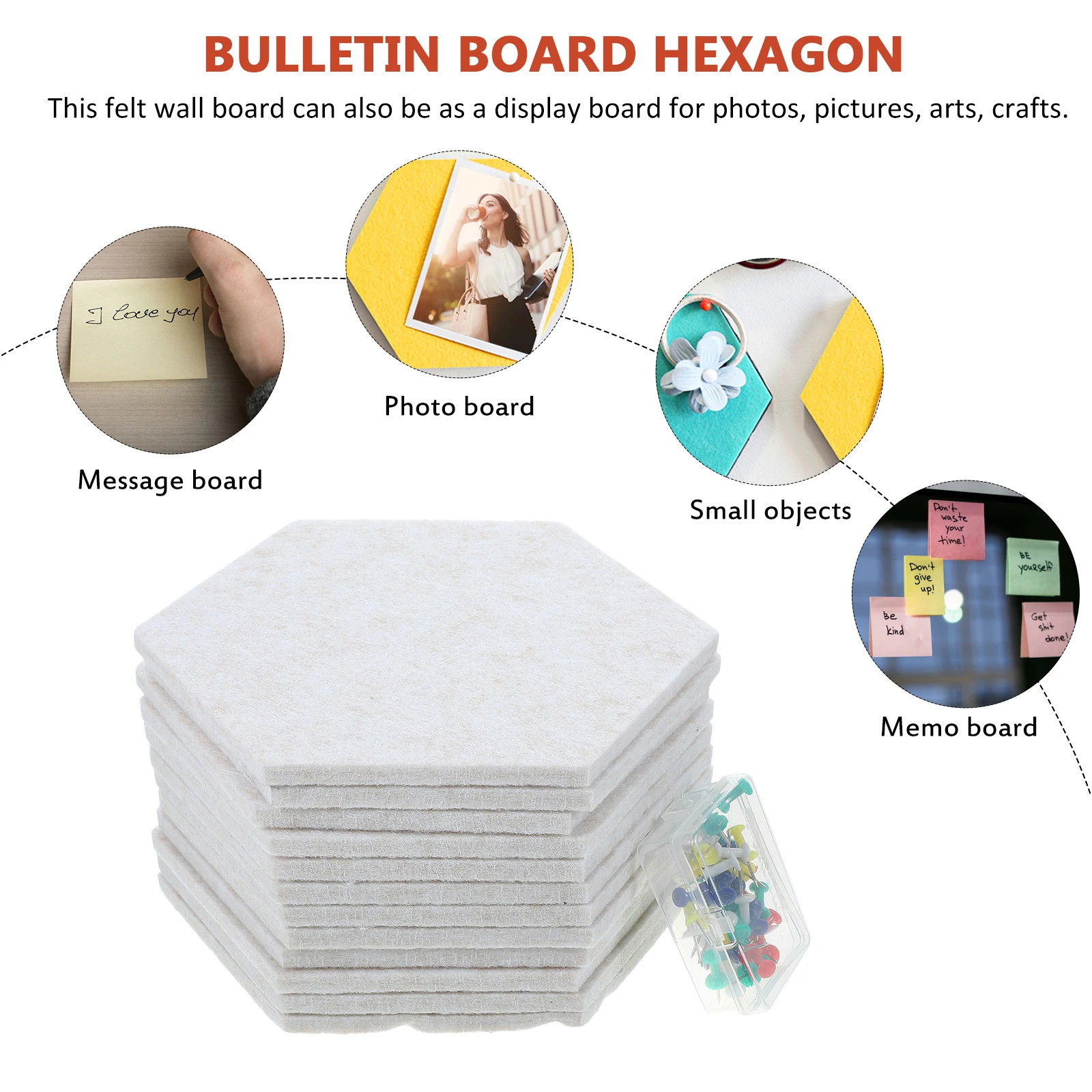 

Large Felt Board Tiles Bulletin Sound Insulation Mat Office Soundproof Decoration