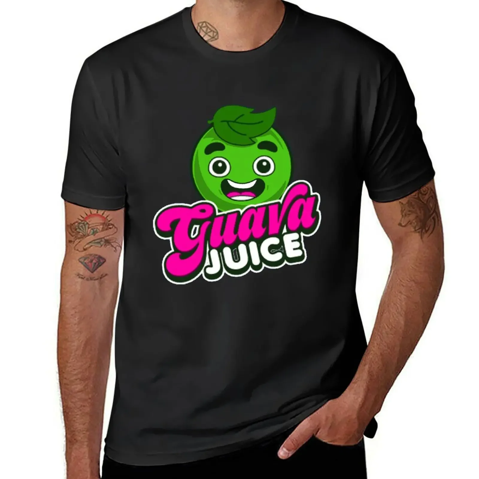 Kids Guava Juice Logo T-Shirt cotton graphic tees anime for a boy men t shirts high quality