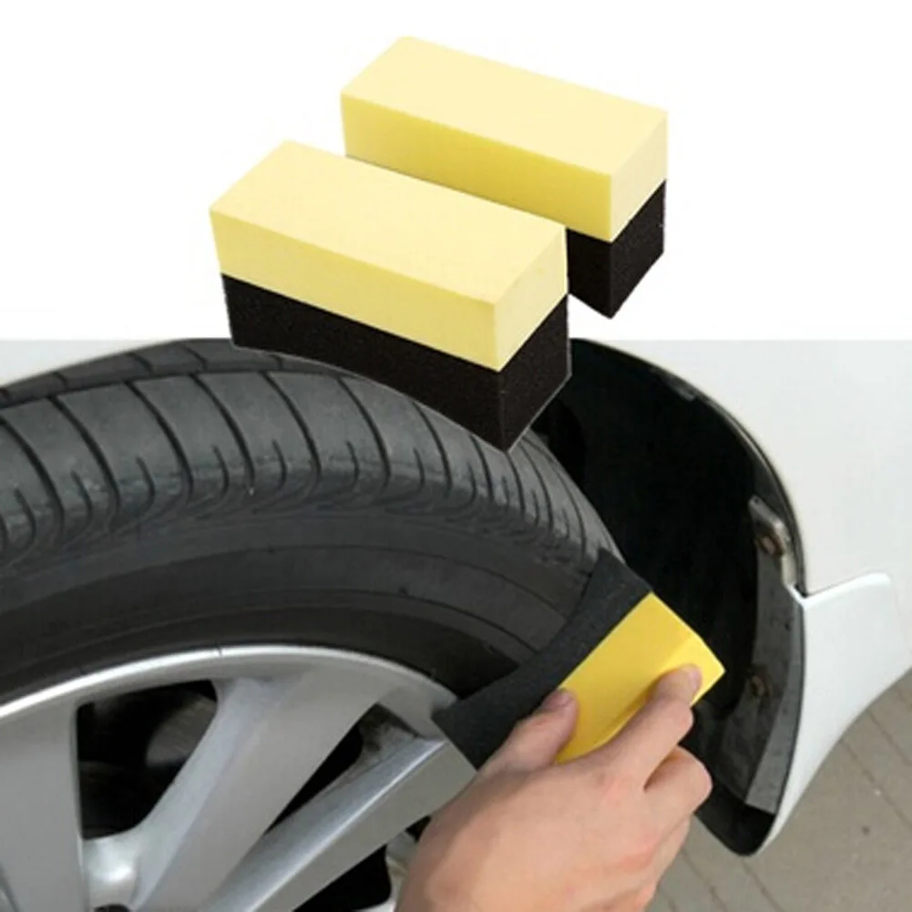 

1Pcs Car Wheel Cleaning Sponge Tire Wash Wiper Water Suction Sponge Pad Wax Polishing Tyre Brushes Tools Car Wash Accessories