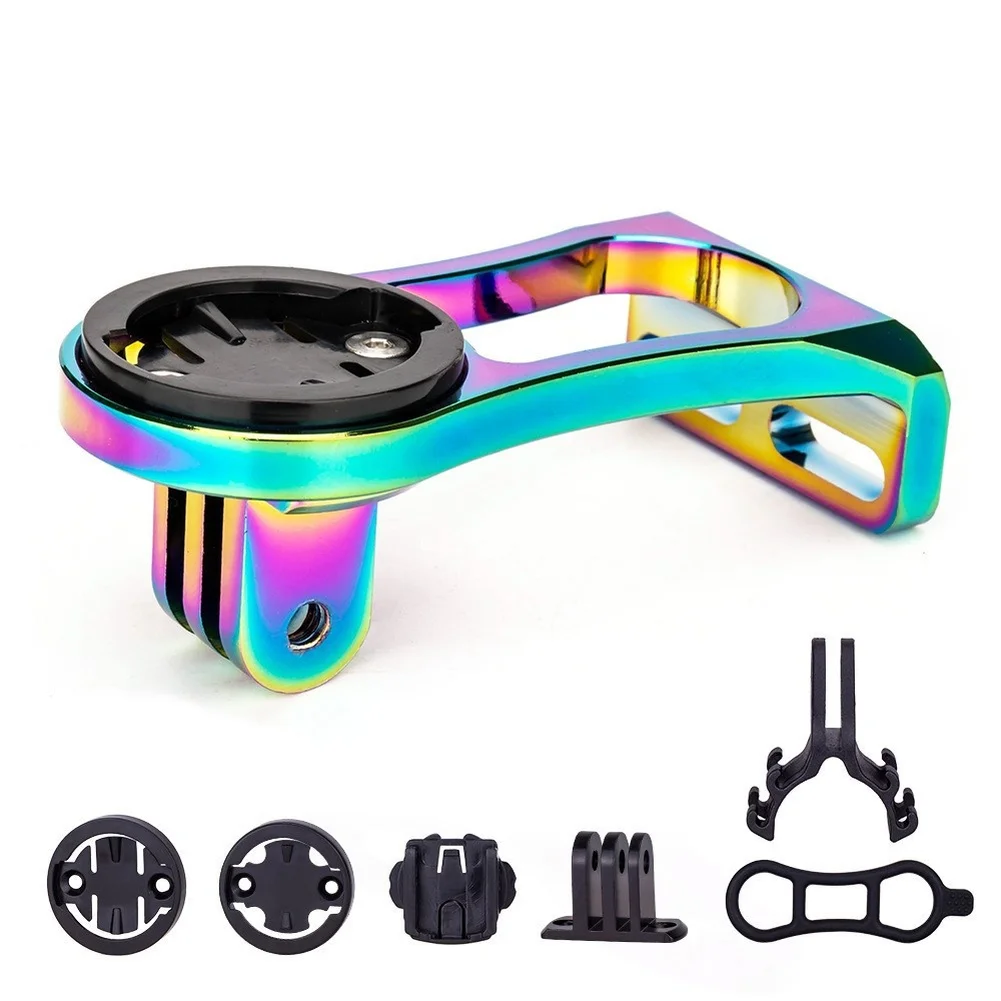 

1 комплект, держатель для велосипедного компьютера, 8,1*4,2 см, крепление для велосипедного компьютера из сплава для совместимых устройств, анодированная легкая велосипедная часть с ЧПУ