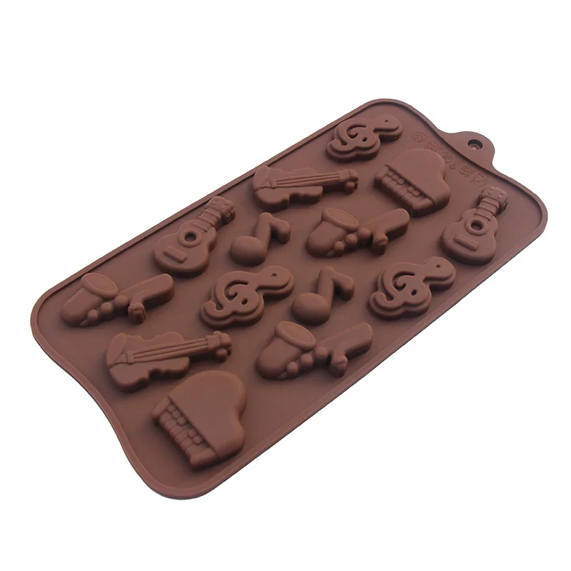 Musical Instrument Candy Chocolate Mold Silicone Mould Baking Tool