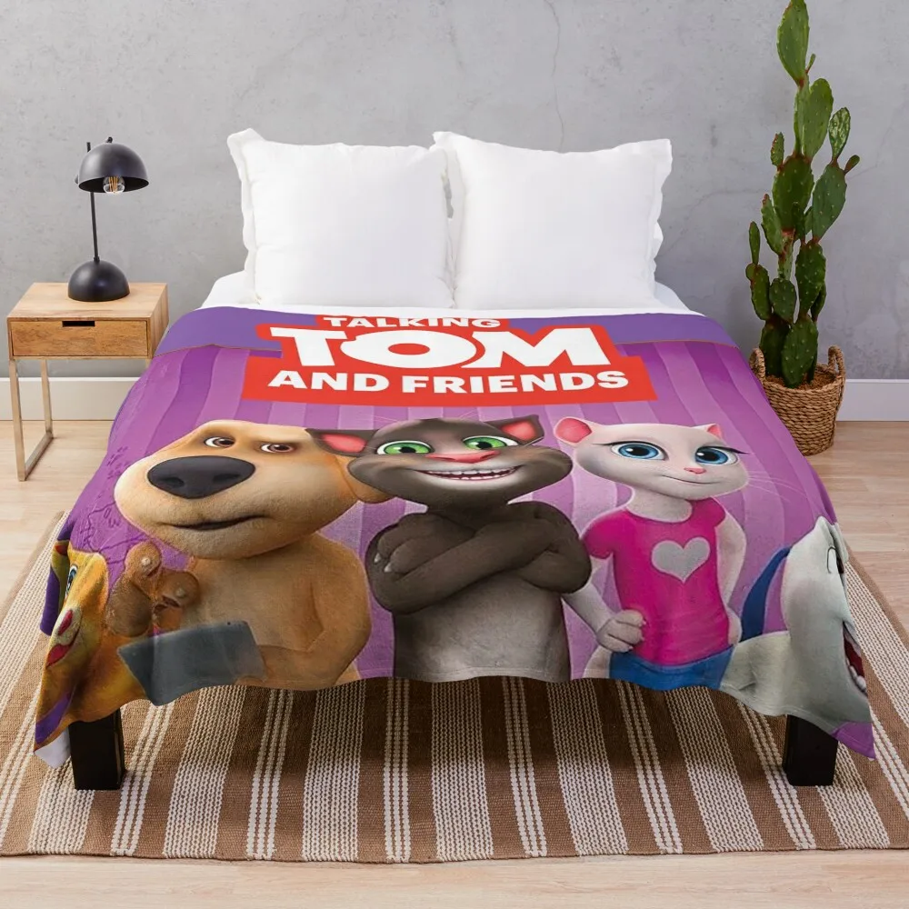 

Sixtom the My Talking and friends Tom 2 2021 Throw Blanket funny gift Blankets Sofas Of Decoration Camping Blankets