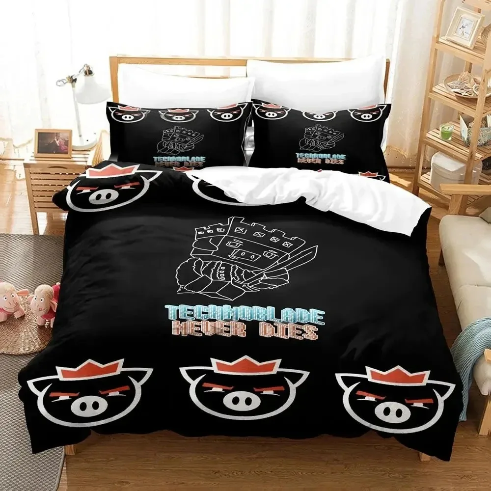 3D Print Alex Technoblade Bedding Set Double Twin King Duvet Cover Comforter Pillowcase Boys Girls Adults Bedroom