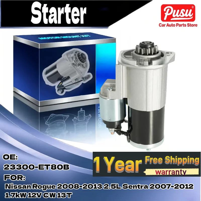 

For Honda Fit 2015-2020 L4 1.5L New Starter Motor 1.2kW 12V 23300-ET80B Car Engine Starter