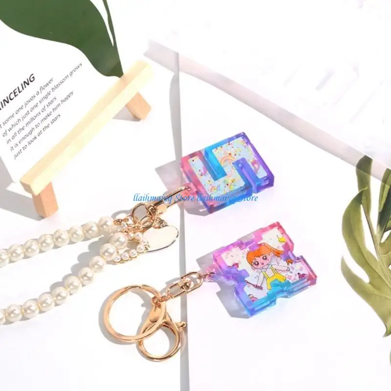 

573b Алфавиты для ключей плесени ювелирные украшения подвеска для болота силиконовой плесени Shaker