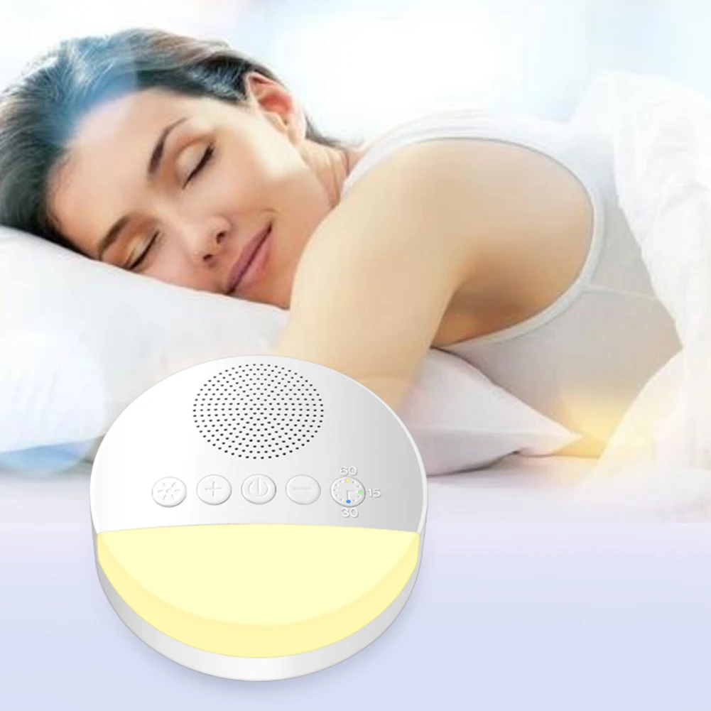 Baby Care Assisted Sleep Save Energy White Noise Machine with Night Light Music