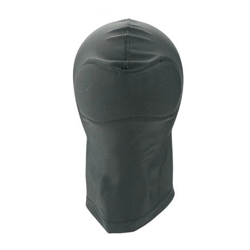 Sexy Toys for Couples Fetish Open Mouth Hood Mask Head Black Adult Games Erotic Mask Hood Sexy Eye BDSM Headgear Slave Bondage