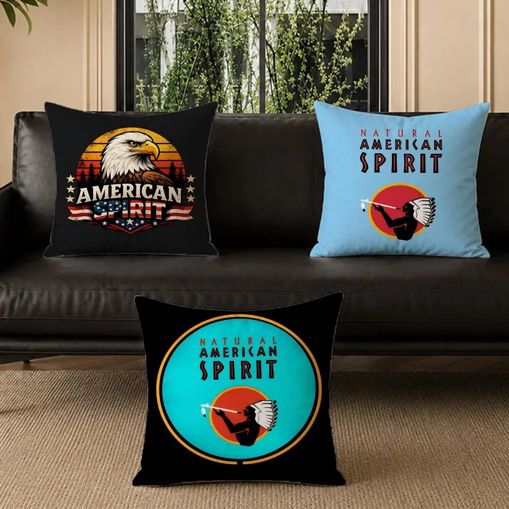 Brand AAmerican Spirited Cushion Cover Washable Soft Thick Cushion Cover Decorative Pillowcase for Sofa Living Room Home