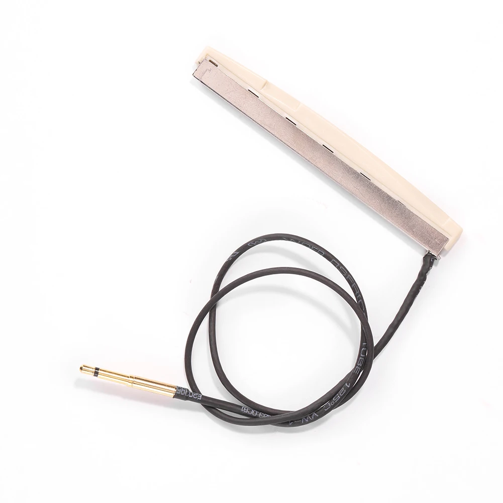 Pastilla de guitarra, transductor de varilla piezoeléctrica, guitarra acústica, ukelele, palos de recogida integrados, accesorio para instrumentos musicales