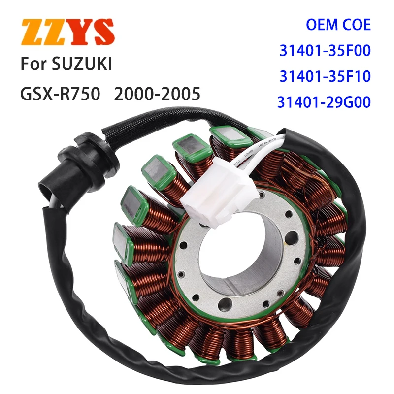 

Magneto Generator Charging Stator Coil For Suzuki GSX-R750 K1 K2 K3 GSXR750 GSXR GSX-R 750 31401-35F10 31401-35F00 31401-29G00