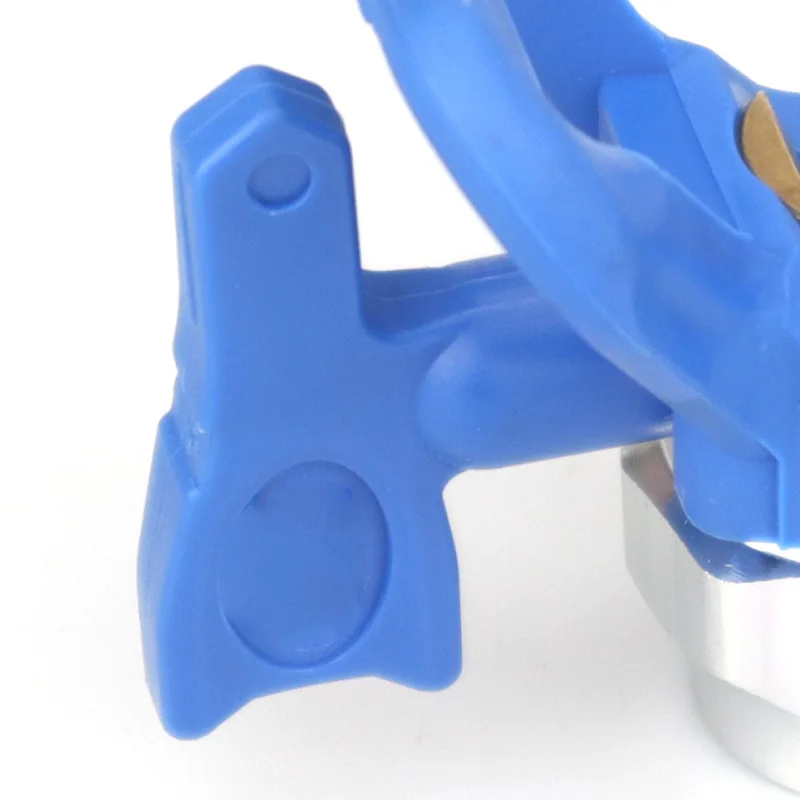 Spray Gun Blau Düse Sitz Spray Farbe Zubehör Universal Werkzeug Airless Farbe Spray Gun Flache Spitze Düse Wache Sitz Farbe sprayer