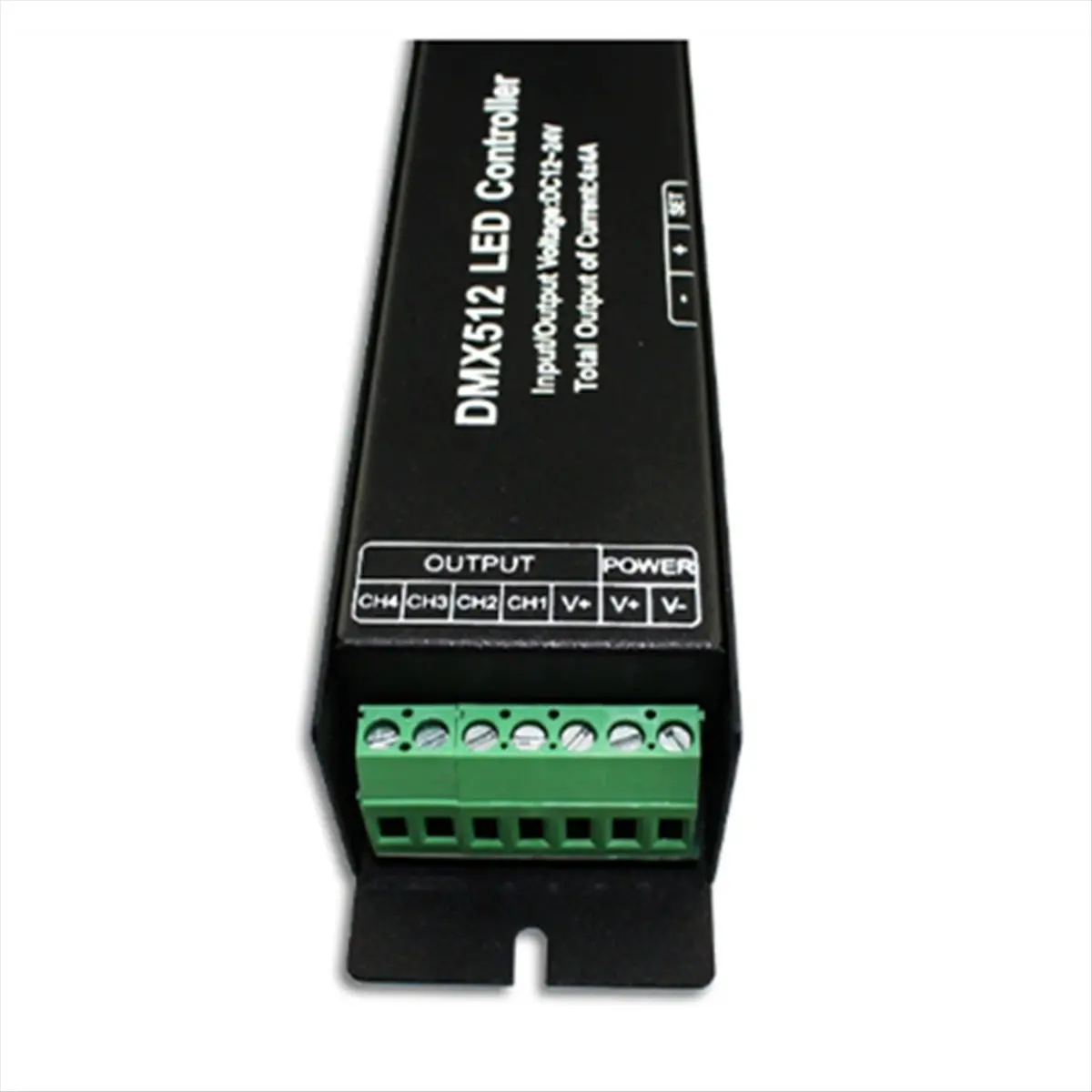 LED DMX512 4CH Digital Display Decoder Dimming Driver LED DMX512 Decoder for RGBW Strip Light DC12-24V 4A/CH