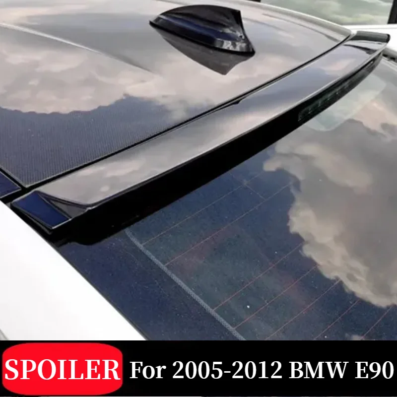 

Для BMW 3 серии E90 M3 320i 2005-2012 гг. Задняя крышка багажника, спойлер на крышу заднего окна автомобиля, крылья Bodykit, черный карбоновый тюнинговый аксессуар