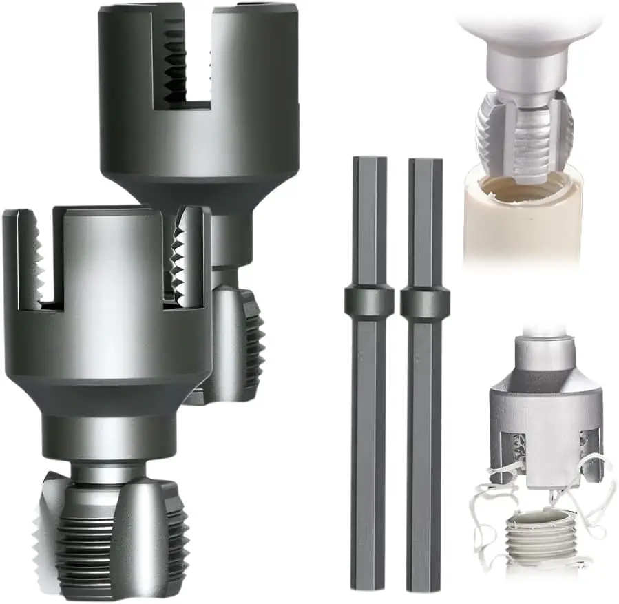 

Инструмент для резки трубной резьбы, инструмент для резки трубной резьбы двойного назначения 1/2 дюйма, набор для резки труб из ПВХ для домашнего ремонта