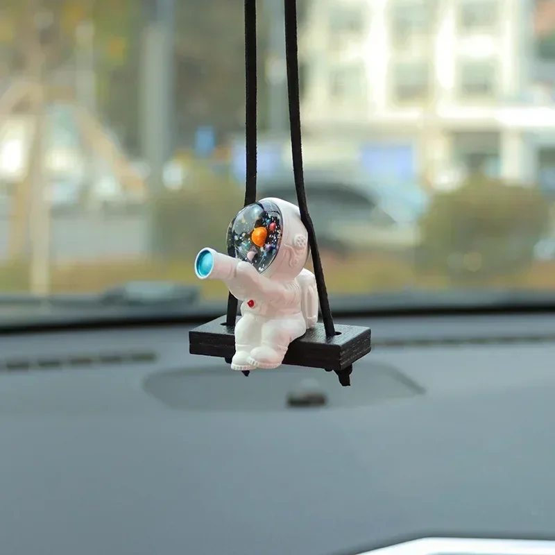 Car Accessories Interior Fun Ornaments Adorn Decors Car Decoration Creative Astronaut Pendant