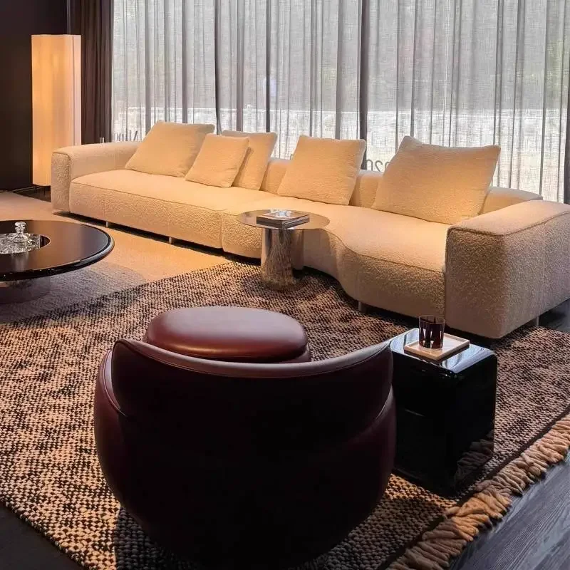 Oversized Reclining Living Room Sofas Beige Light Sectional Corner Living Room Sofas Cheap Cute Couch Wohnzimmer Furniture Home