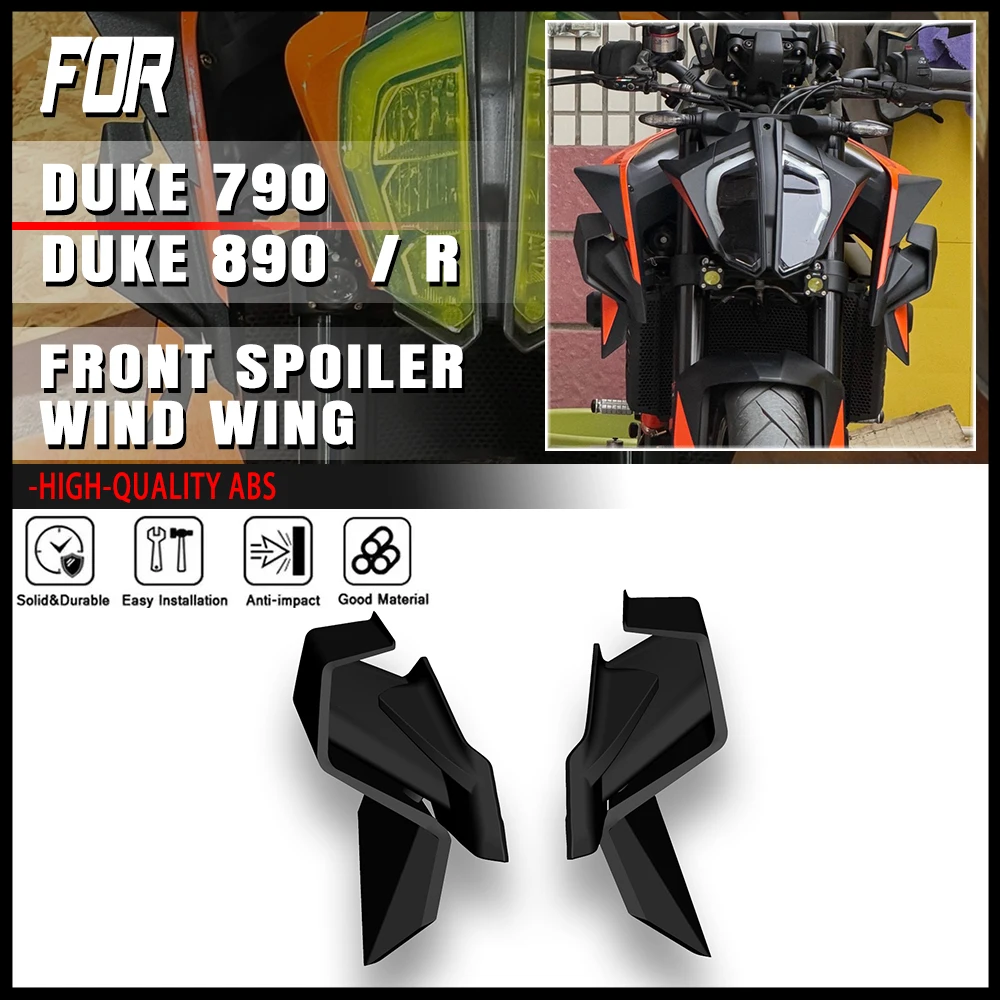 

For DUKE 790 DUKE 890 / R GP WING Front spoiler Lower spoiler flank DUKE790 DUKE890/R Side Wing Side spoiler FRONTAL SPOILERS