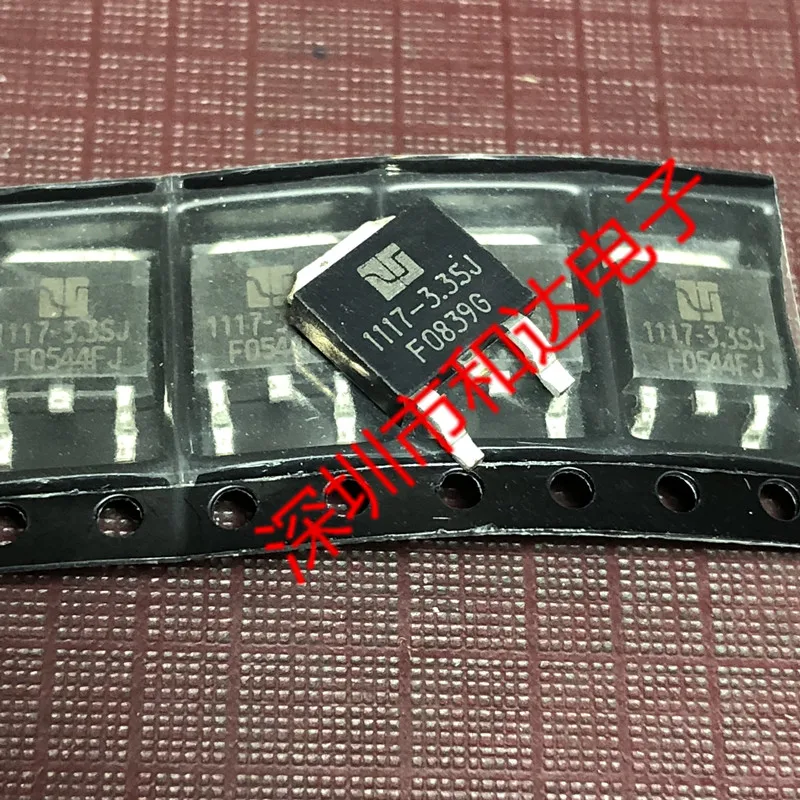 10 piezas ORIGINAL nuevo 1117-3. 3sj AMC1117-3.3SJ SMD TO-252