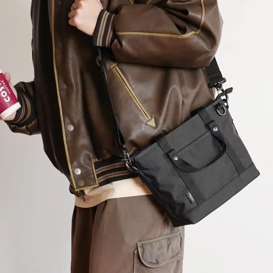 

2026 New Streetwear Style Cordura Ballistic Nylon Tote Bag Multi-Way Crossbody Shoulder Bag Unisex For Commute