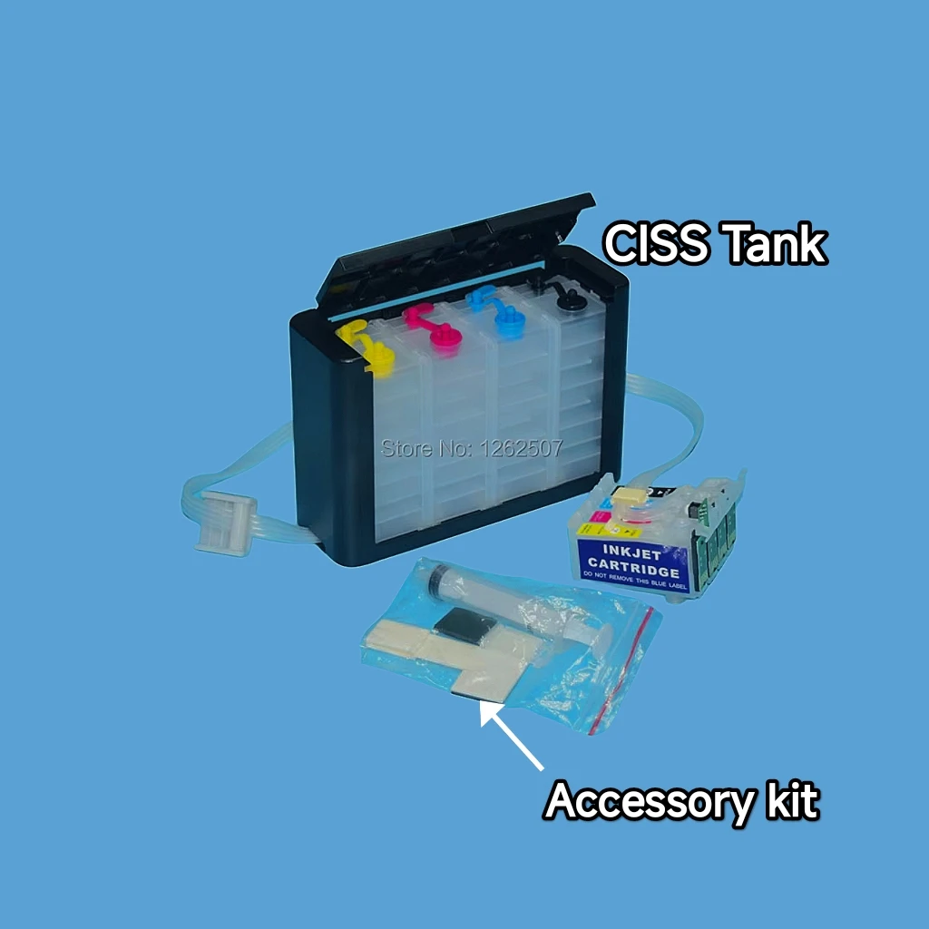 

Система Ciss Южной Америки T133 или T135 для Epson Stylus T22 T25 TX120 TX123 TX125 TX130 TX133 TX135 TX235W TX420W TX430W TX320F