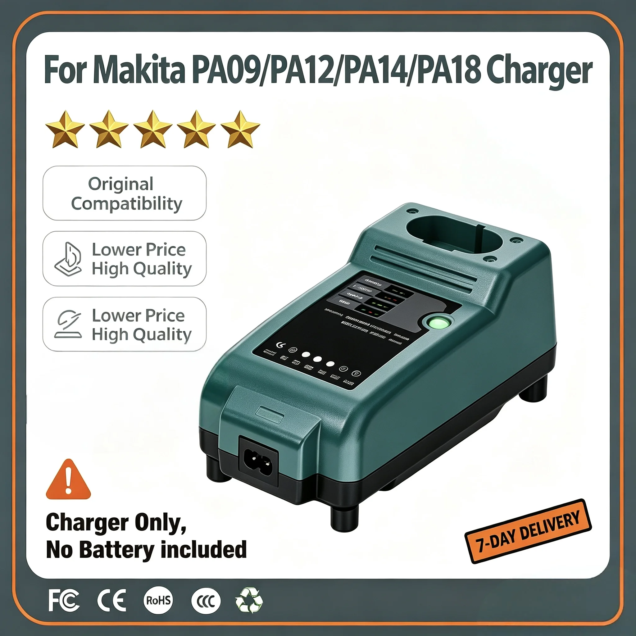 7.2V-18V Battery Charger For Makita PA12 PA09 PA14 PA18 1200 1220 1222 Cordless Drills Charge Power Rechargeable Battery Charger