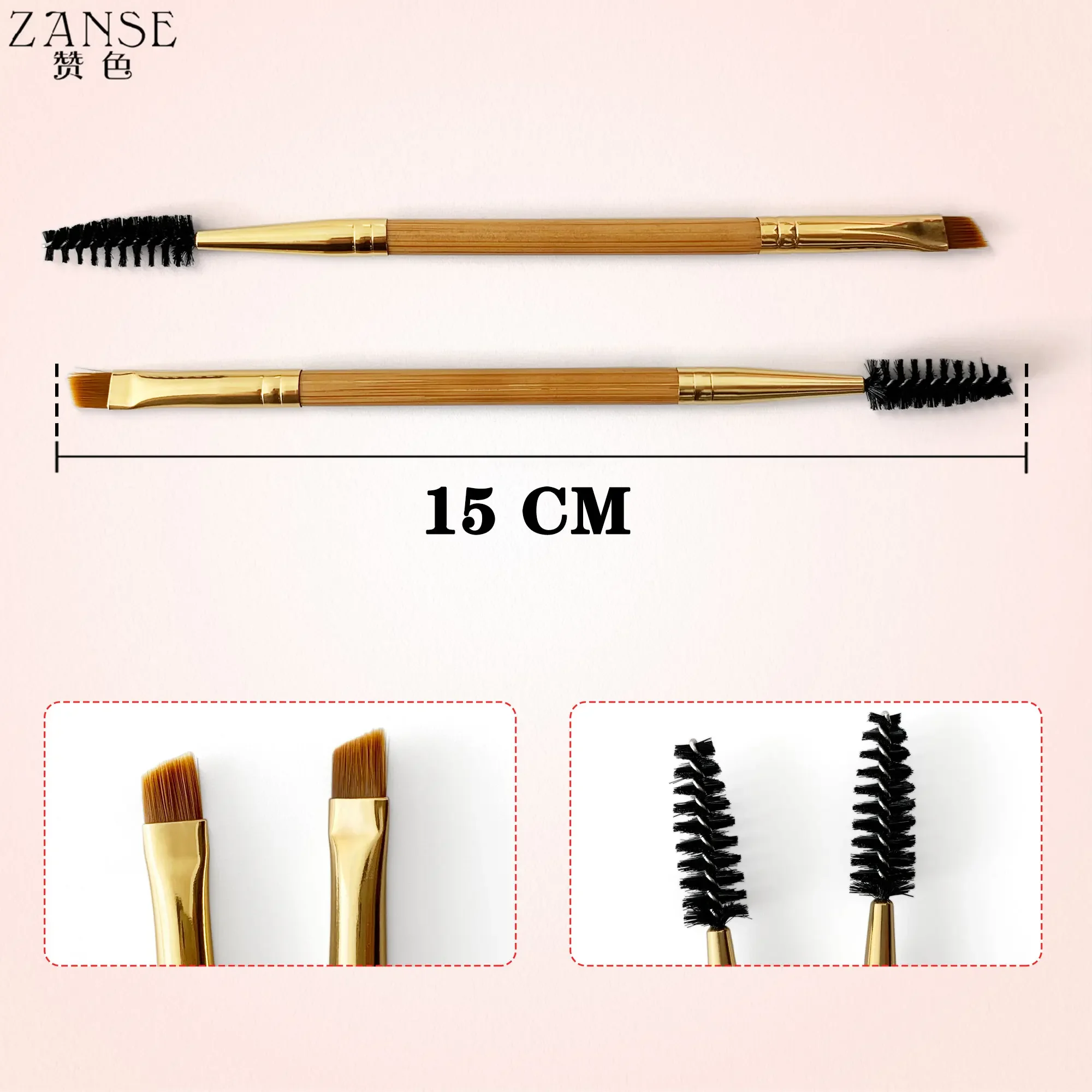 Brosse à cils pour sourcils, baguettes de mascara, applicateur de fard à barrage, cosmétique, outils de maquillage, 1 pièce