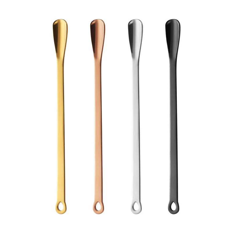 

6 шт. кофейная ложка из нержавеющей стали 304, ложка для перемешивания с длинной ручкой, ложка для десертного мороженого, мини-ложка для приправ и порошка