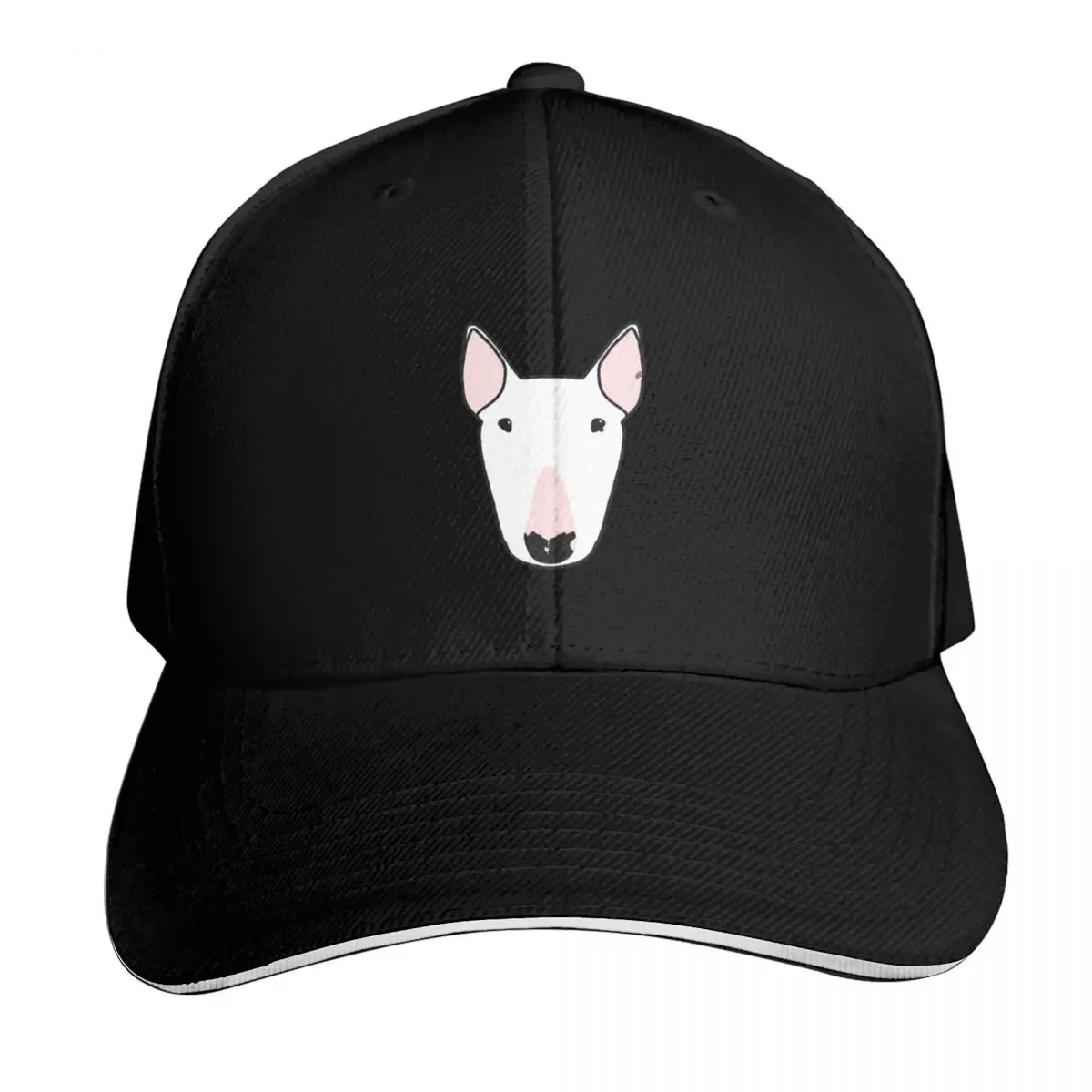

Daisy The Bull Terrier Baseball Cap Fishing cap Ball Cap Funny hats Sports Golf Men Women's