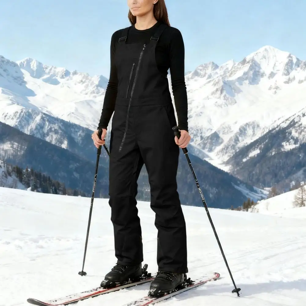 

Outdoor Winter Gear Waterproof Insulated Ski Bibs Adjustable Snowboard Overalls Lightweight Winter Snow Pants for Men Women Snow