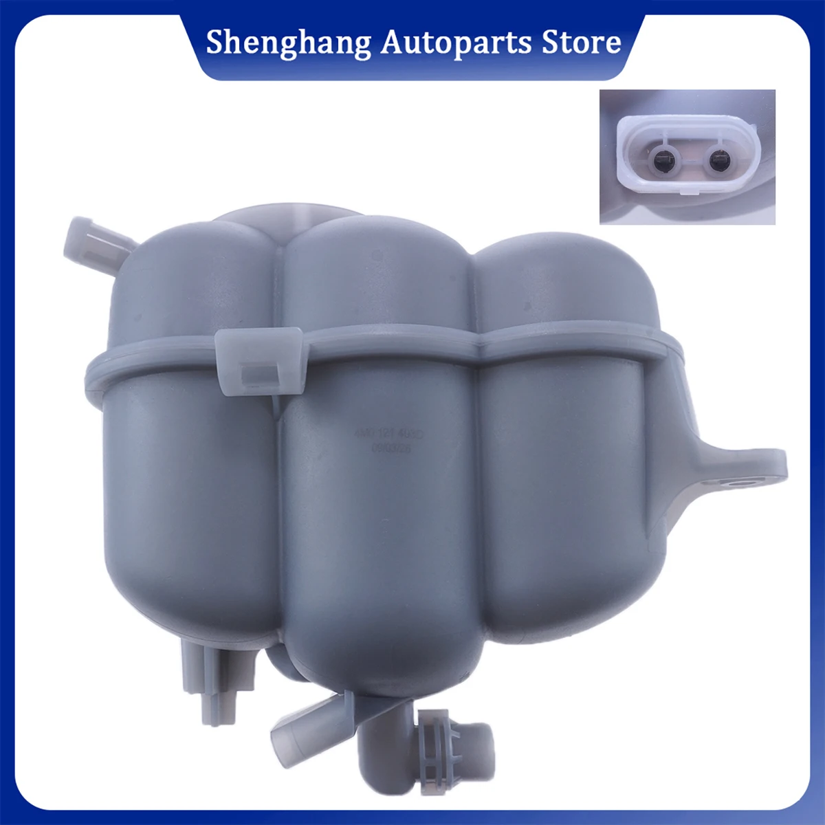 

4M0121403D 4M0121403H 4M0121403F Radiator Coolant Expansion Tank Fits for Audi Q7 4M 2016- Q8 4M 2019- Touareg CR 2018-