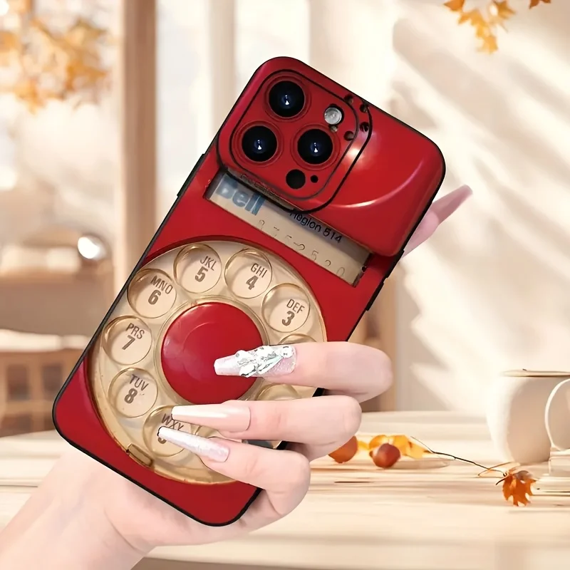 حافظة هاتف محمول بطباعة ريترو تغليف كامل لهاتف أبل 16 151 4 13 12Pro Max حافظة هاتف محمول حافظة واقية #5