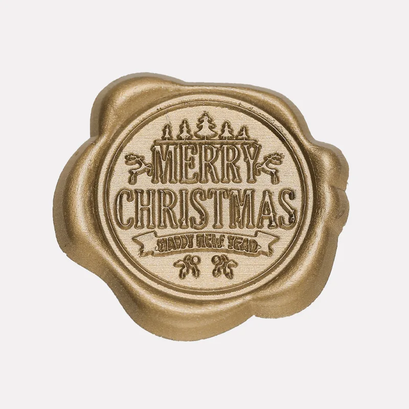 Wax Seals Stamp Stickers DIY Gift Invitation Envelope Decor Stickers Wax Label Heart Flowers Tree Christmas Pattern Wax Sticker