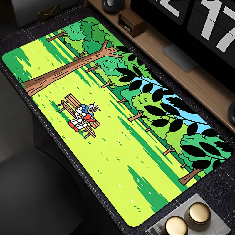 Computer Mouse Pad Gamer Mouse Pad Anime Keyboard Mouse Large Gaming Mousepad Mechanical Warrior Gundam Rubber Extended Desk mat - view 6