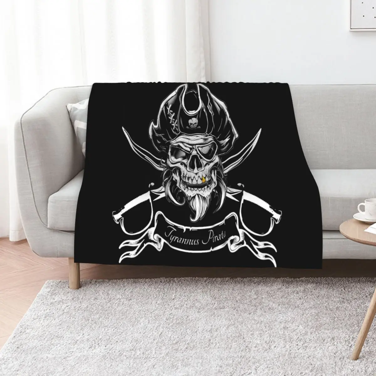 Pirate Throw Blanket Soft Plush Plaid Beautifuls Retros Moving Extra Large Throw decorative Blankets